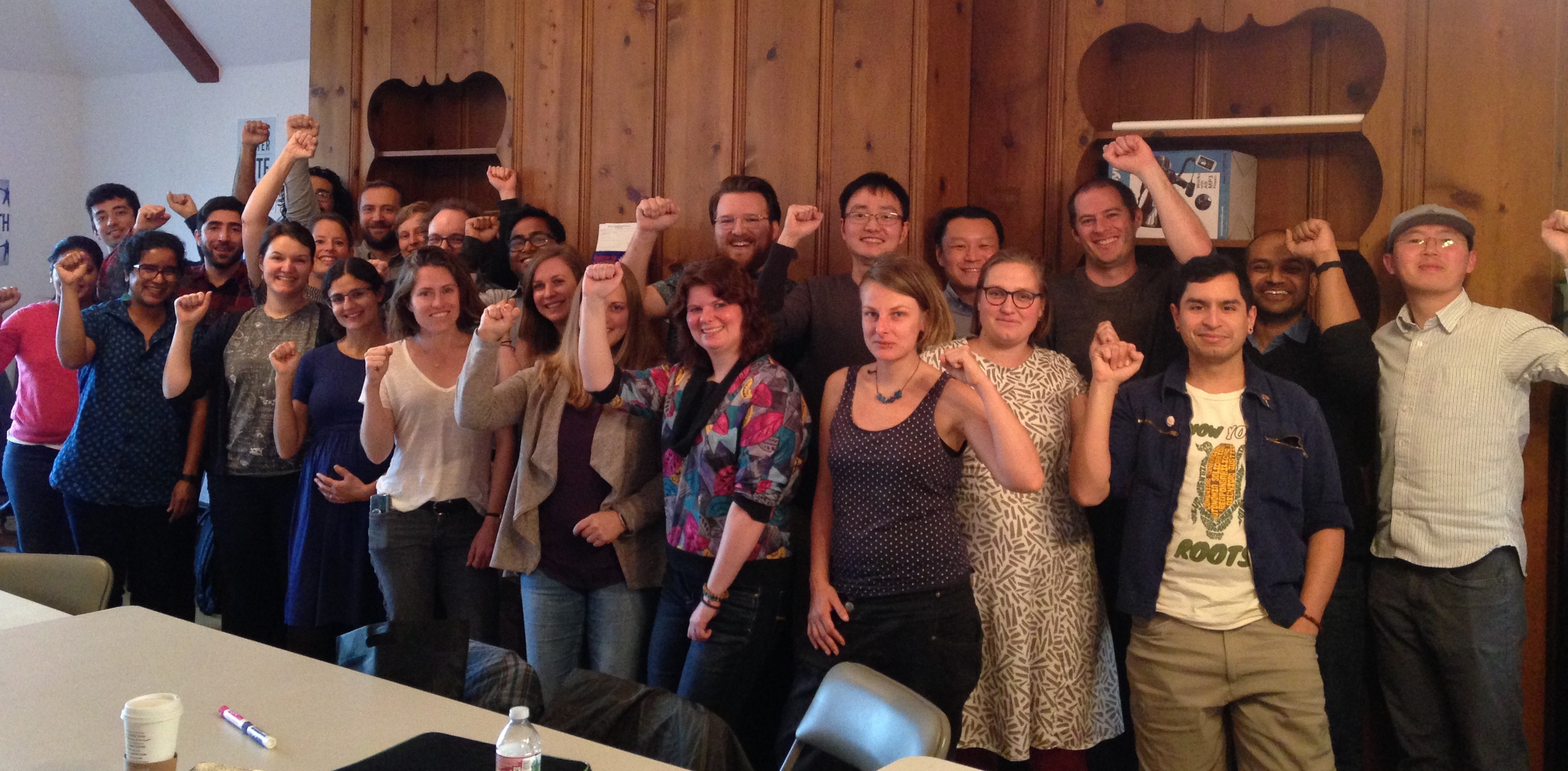 Postdoc Union Leaders at our January Joint Council Meeting
